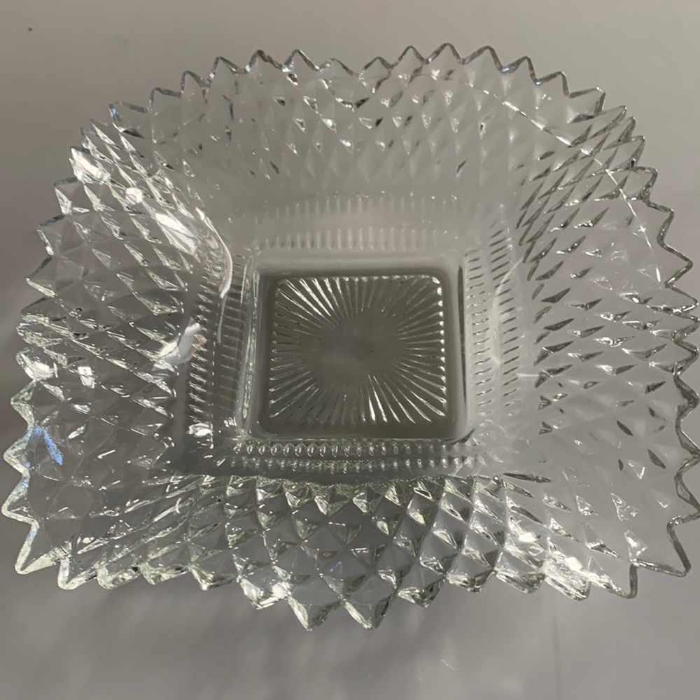 American crystal dish